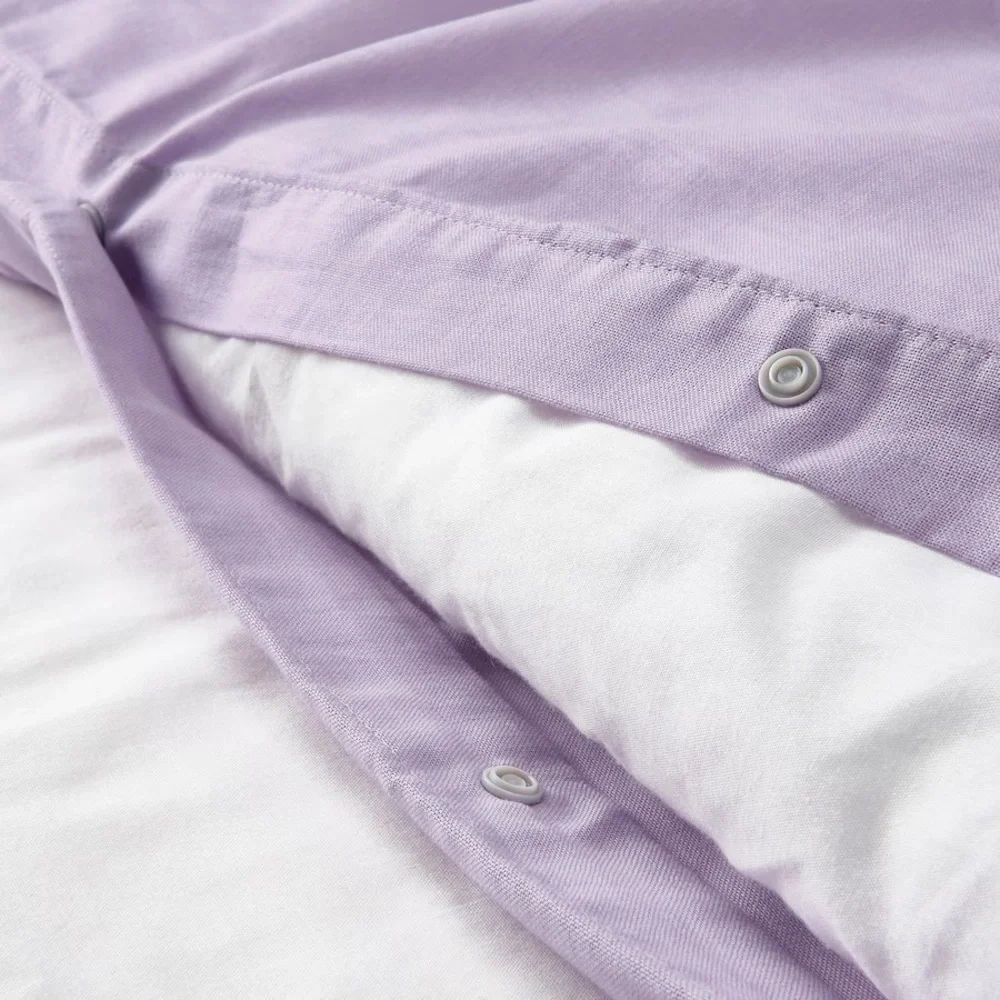 IKEA NATTSVÄRMARE Duvet cover and pillowcase(s), lilac, King NEW